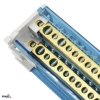 BLOK ROZDZIELCZY 30 ZACISKÓW 2x15 (11x5,3mm + 2x7,5mm + 2x9,1mm)